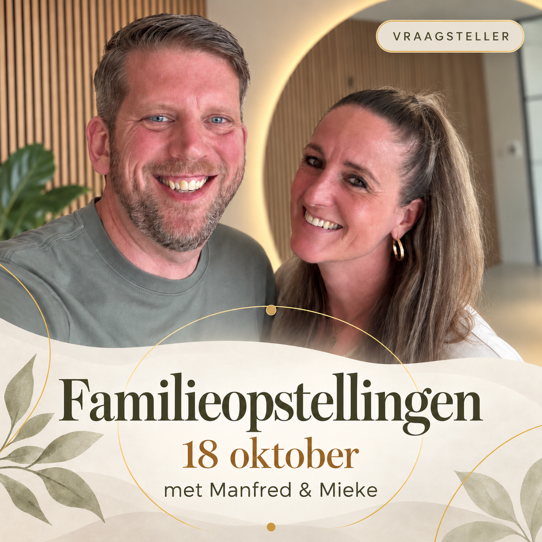 Familieopstelling - 18 oktober 2026:  vraagsteller