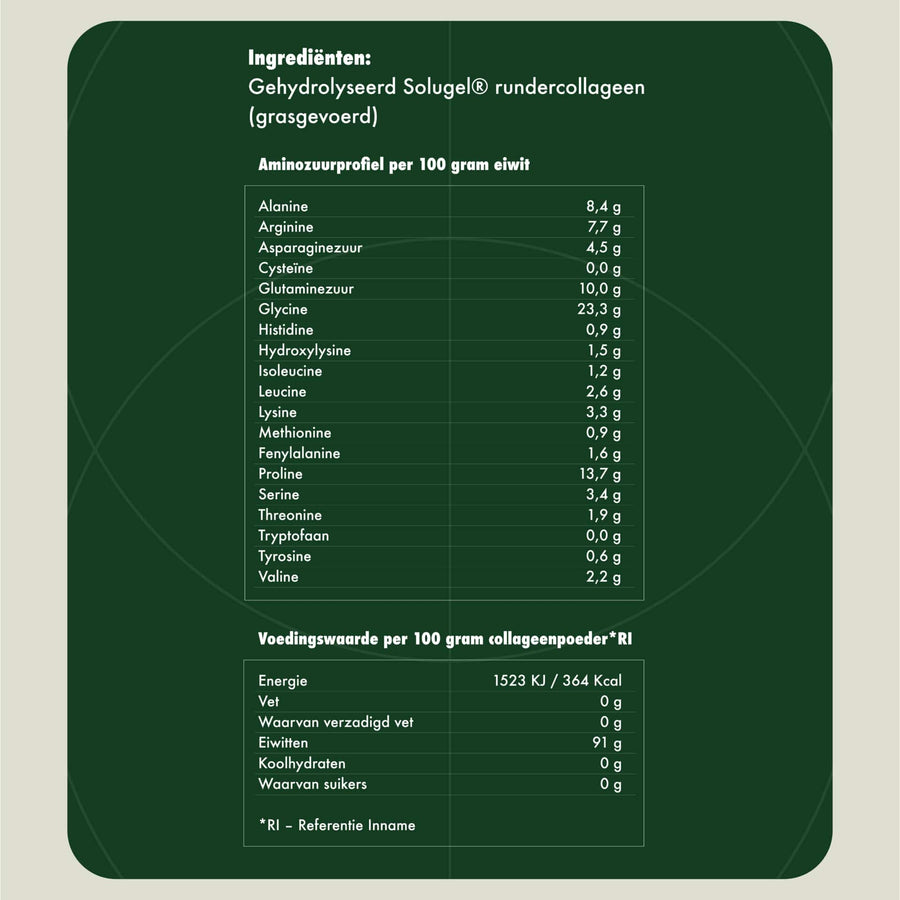 Grasgevoerde rundercollageen - Elvou