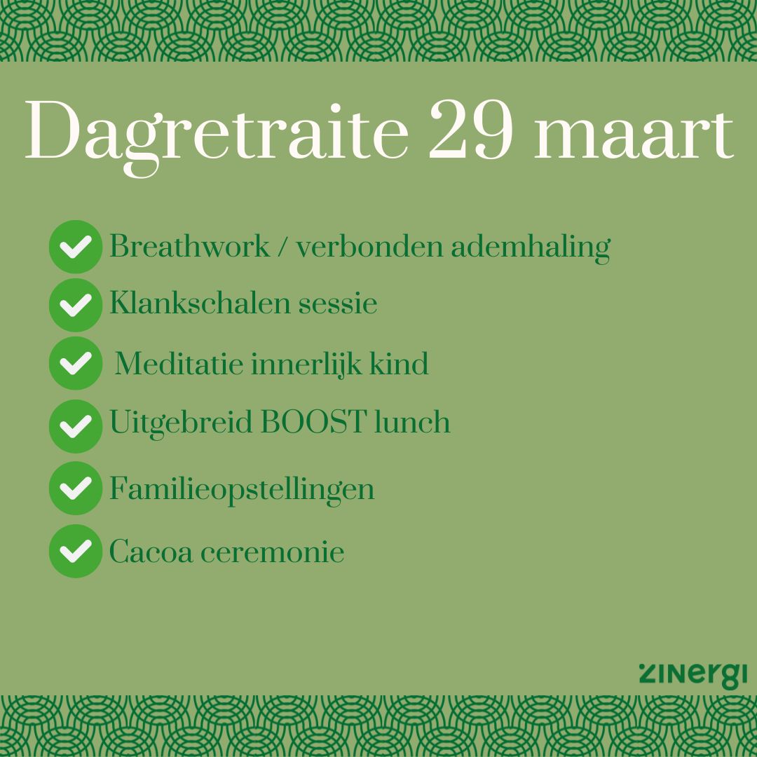 DAGRETRAITE- 29 maart
